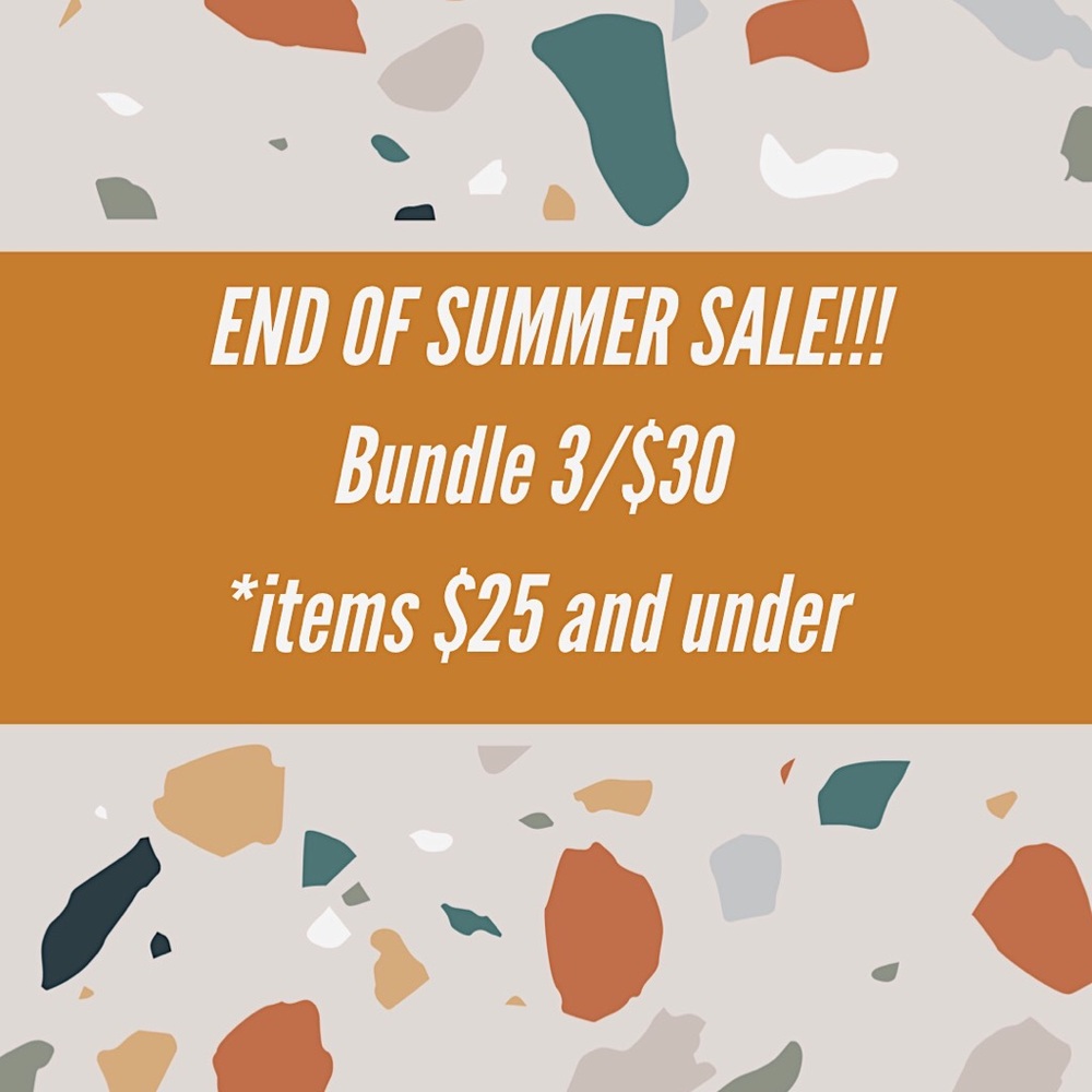 Sale !!! Bundle 3 items for $30